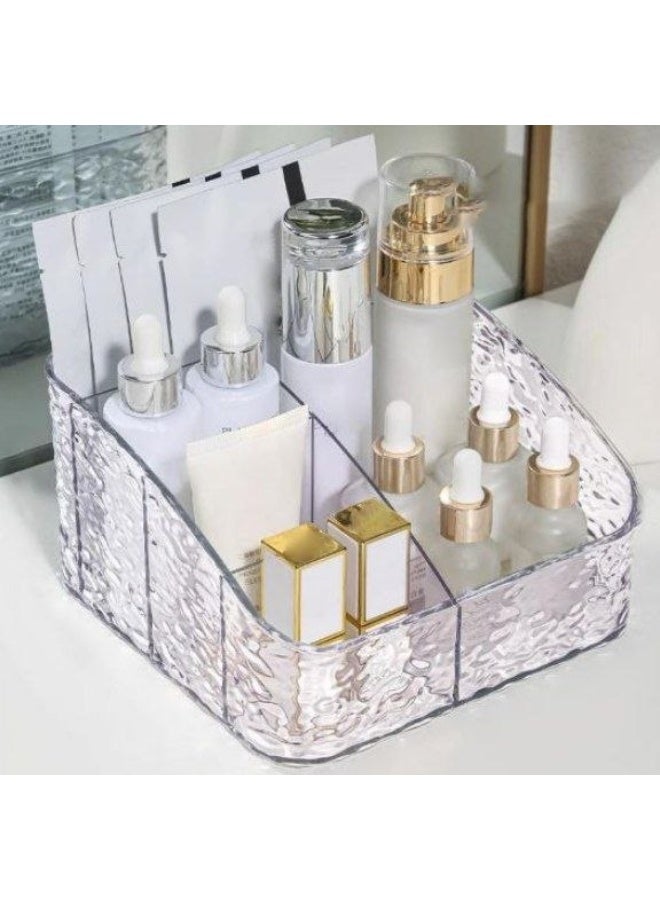 Remote Control Organizer Transparent Acrylic Storage Box TV Remote Control Holder Table Organizer Boxes For Living Room Bedroom Multiple compartments for organizing - Image 4